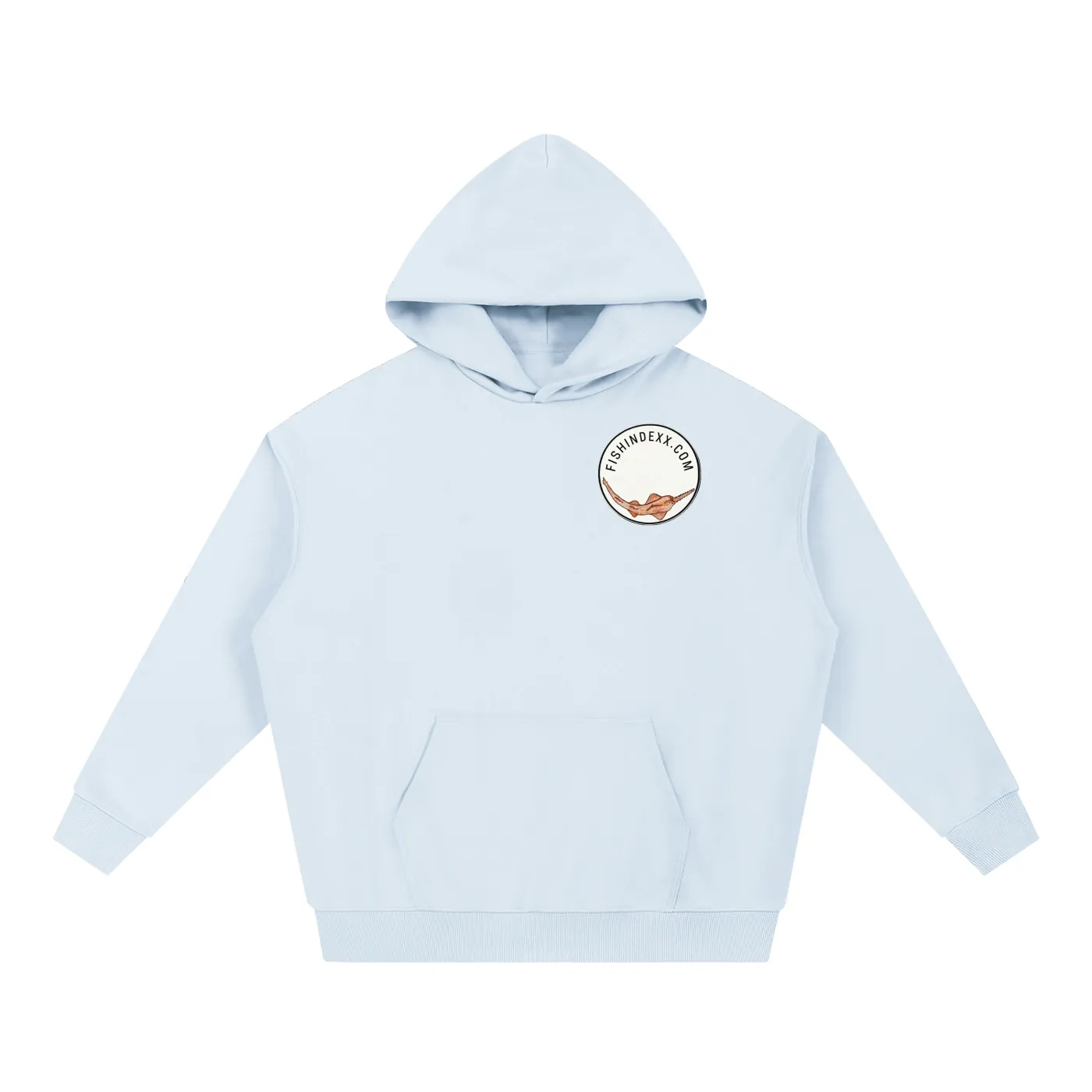 FishIndexx black hoodie front